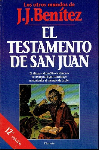Portada del libro de El testamento de San Juan