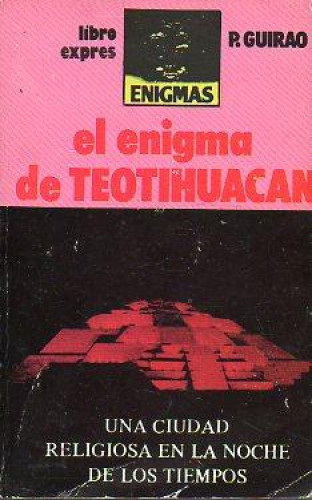 Portada del libro de El enigma de Teotihuacán
