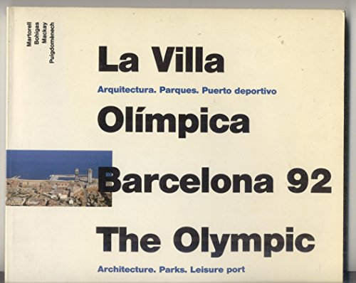 Portada del libro de Villa olímpica Barcelona 92