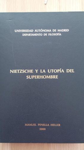 Portada del libro de Nietzsche y la utopía del superhombre