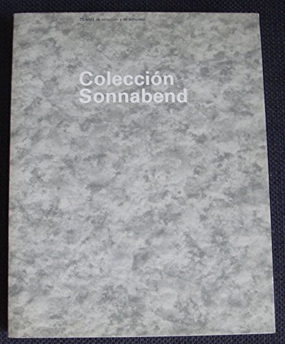 Portada del libro de Colección Sonnabend