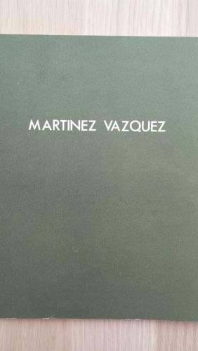 Portada del libro de Martinez Vazquez