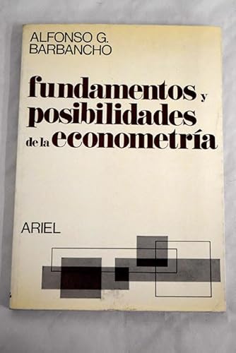 Portada del libro de Fundamentos y posibilidades de la econometría