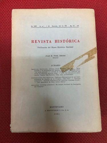 Portada del libro de Revista Histórica. Publicación del Museo Histórico Nacional. Año LXXIV. 2ªépoca.