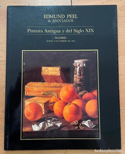 Portada del libro de PINTURA ANTIGUA Y DEL SIGLO XIX, Edmund Peel & Asociados