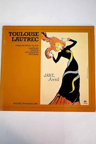 Portada del libro de Toulouse-Lautrec