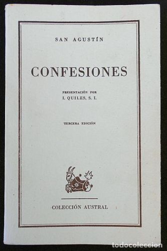 Portada del libro de CONFESIONES DE SAN AGUSTIN