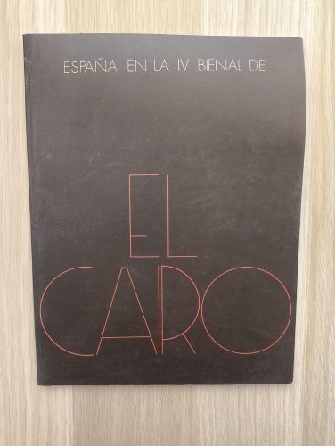 Portada del libro de España en la IV Bienal de El Cairo 12 dic 1992- 12 de marzo 1993