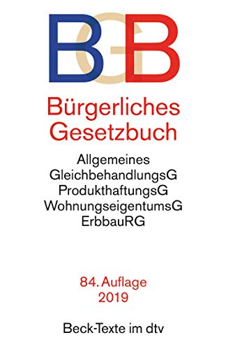 Portada del libro de BGB. BÜRGERLICHES GESETZBUCH. 67 AUFLAGE, 2011