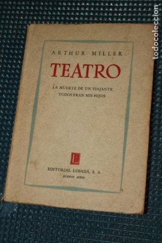Portada del libro de TEATRO, LA MUERTE DE UN VIAJANTE