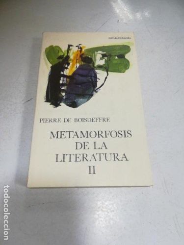 Portada del libro de METAMORFOSIS DE LA LITERATURA II