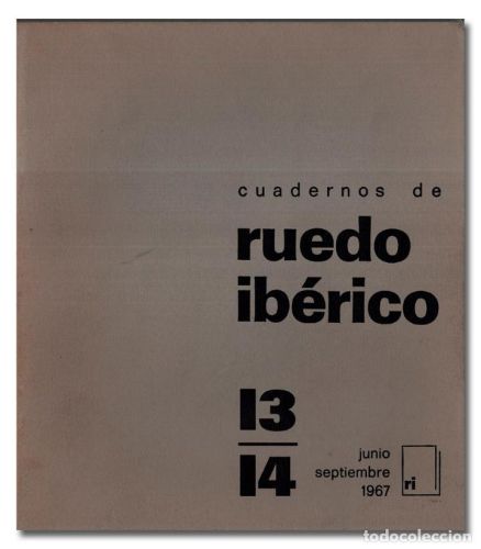 Portada del libro de Cuadernos de Ruedo Ibérico. Número: 13-14. Junio-septiembre 1967