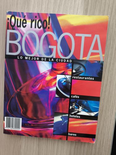 Portada del libro de ¡Qué rico! Bogotá. Lo mejor de la ciudad