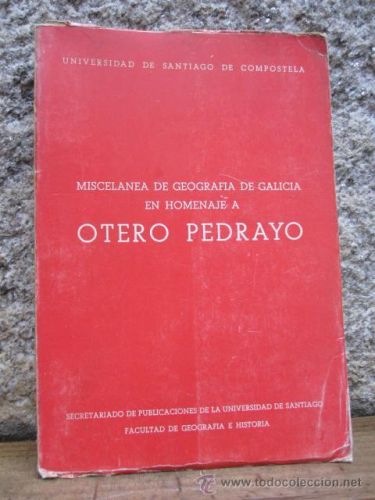 Portada del libro de Miscelanea de geografía de Galicia en homenaje a Otero Pedrayo 