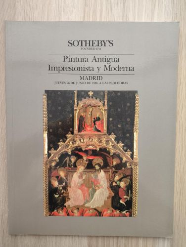 Portada del libro de PINTURA ANTIGUA, IMPRESIONISTA Y MODERNA SOTHEBYS