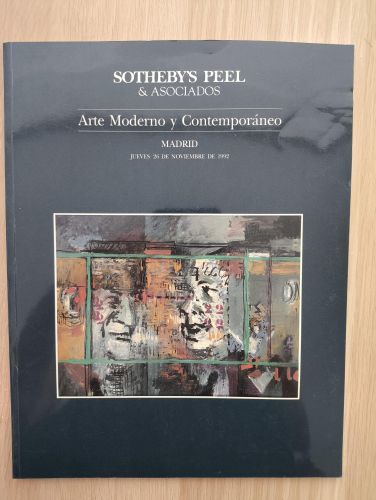 Portada del libro de Sothbeys Peel, arte moderno y contemporáneo