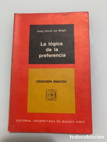 Portada del libro de La lógica de la preferencia