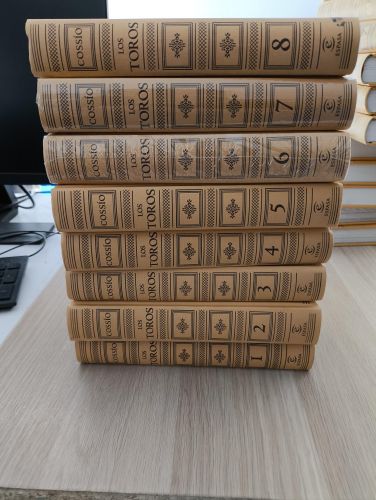 Portada del libro de Colección Cossío. Los Toros. Tomos del 1 al 20