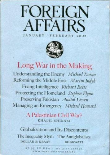 Portada del libro de Foreign Affairs. Long War in the Making