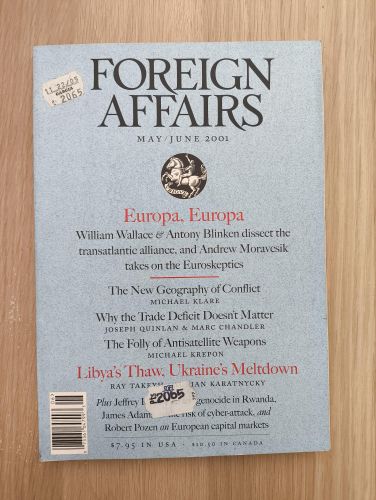 Portada del libro de Foreign Affairs. Europa Europa