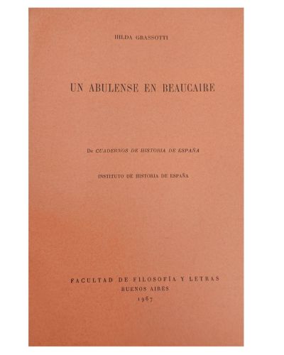 Portada del libro de Un abulense en Beaucaire