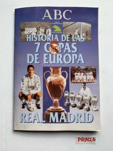 Portada del libro de ABC historia de las 7 copas de Europa
