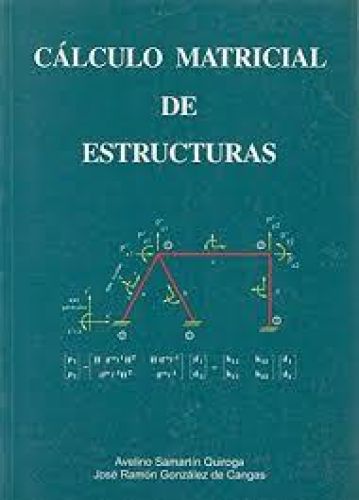 Portada del libro de Cálculo matricial de estructuras