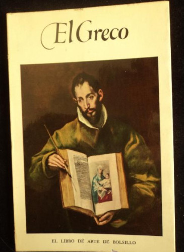 Portada del libro de EL GRECO. EL LIBRO DE ARTE DE BOLSILLO. TIMUM MAS. 1962 SIN PAGINAR