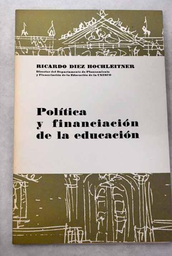 Portada del libro de Política y financiación de la educación