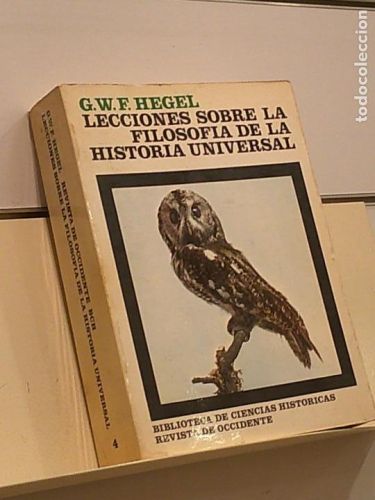 Portada del libro de LECCIONES SOBRE LA FILOSOFIA DE LA HISTORIA UNIVERSAL 