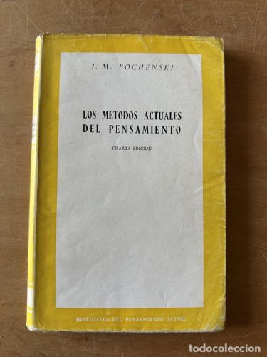 Portada del libro de Los métodos actuales del pensamiento
