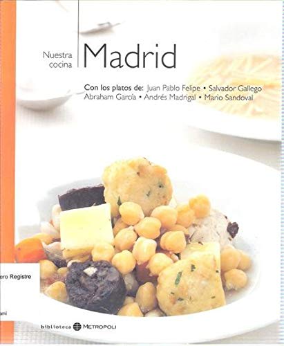 Portada del libro de Nuestra cocina: Madrid
