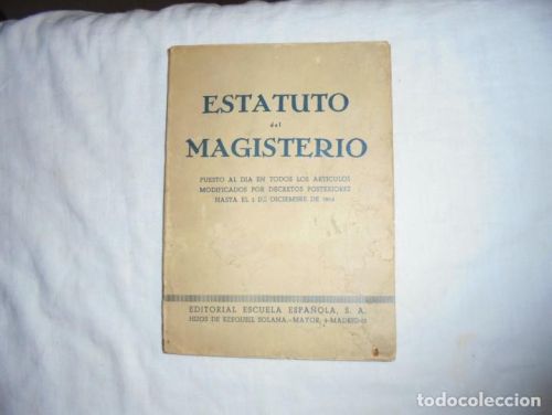Portada del libro de ESTATUTO DEL MAGISTERIO NACIONAL 