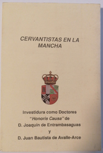 Portada del libro de Cervantistas en la Mancha