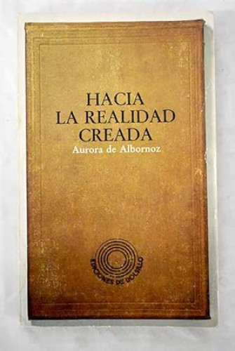 Portada del libro de Hacia la realidad creada