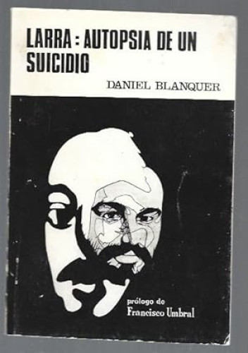 Portada del libro de Larra: autopsia de un suicidio