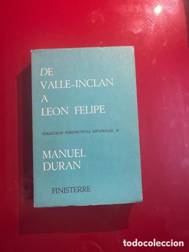 Portada del libro de De Valle Inclán a León Felipe 