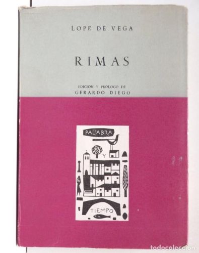 Portada del libro de RIMAS – Lope de Vega