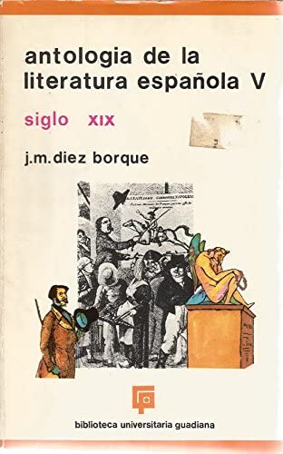 Portada del libro de Antología de la literatura española del siglo XIX
