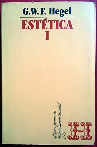 Portada del libro de Lecciones de estética, I