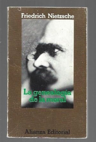 Portada del libro de La genealogía de la moral