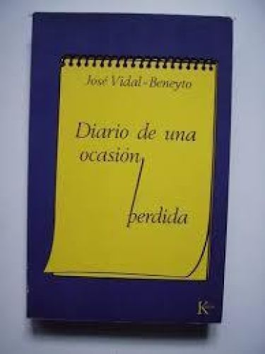 Portada del libro de Diario de una ocasión perdida