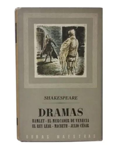 Portada del libro de Dramas , WILLIAM SHAKESPEARE, OBRAS MAESTRAS