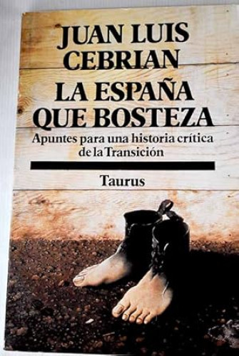 Portada del libro de La España que bosteza