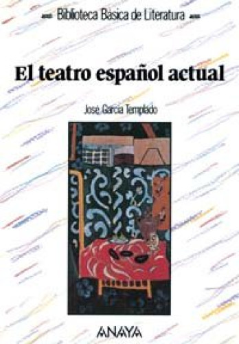 Portada del libro de El teatro español actual