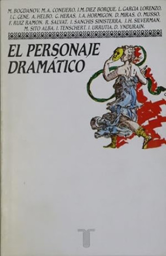 Portada del libro de El personaje dramático