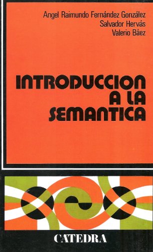 Portada del libro de Introducción a la semántica