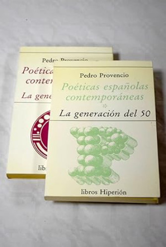 Portada del libro de Poéticas españolas contemporáneas 1 Y 2