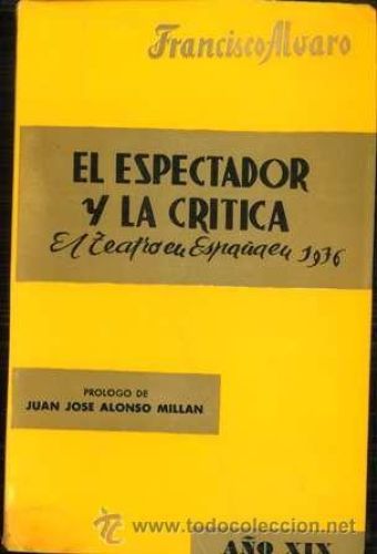 Portada del libro de EL espectador y la Critica