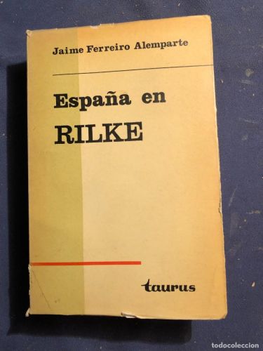 Portada del libro de ESPAÑA EN RILKE